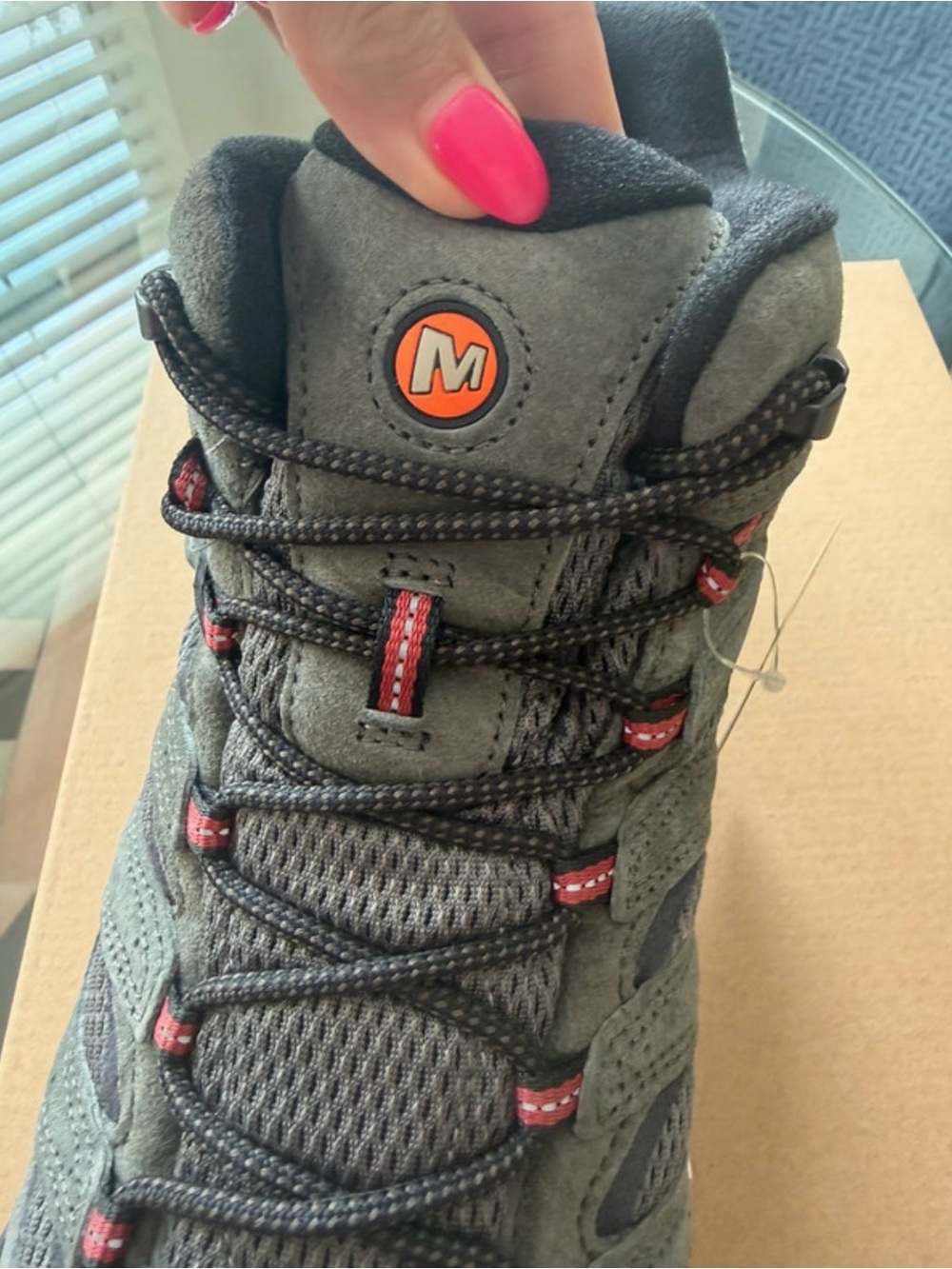 Men’s Moab 3 Mid Waterproof Wide Width - Picture 4 of 5